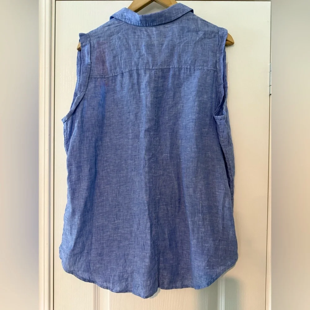 Lilly Pulitzer 100% Linen Breelyn Button Down - Picture 9 of 9